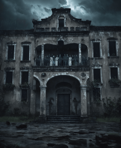 Stable DIffusion - Una hacienda mexicana con fantasmas.