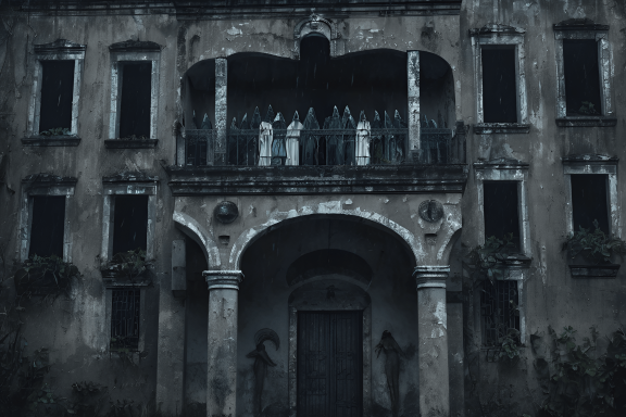 Stable DIffusion - Una hacienda mexicana con fantasmas.