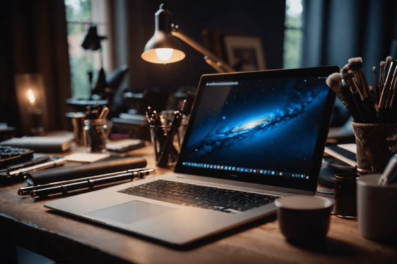 Stable DIffusion - Un escritorio de diseñador