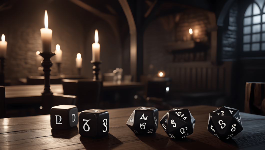 Stable Diffusion - Dados para juegos de Rol