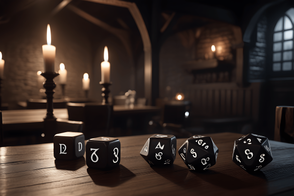 Stable Diffusion - Dados para juegos de Rol