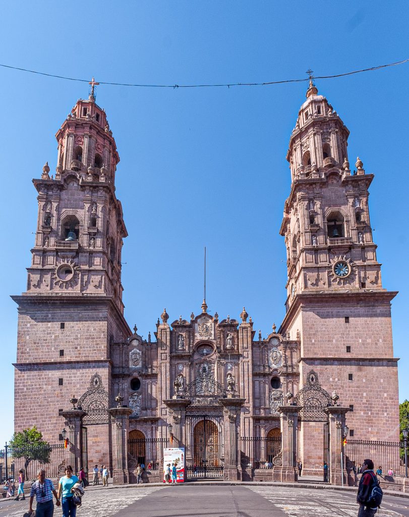 La majestuosa catedral de Morelia
