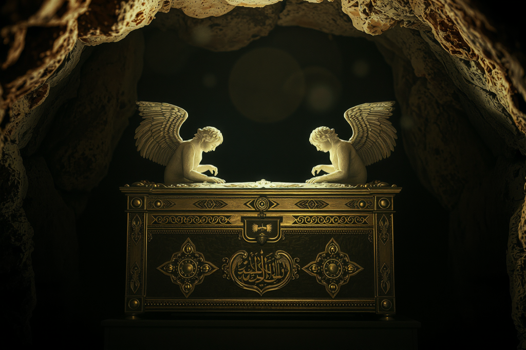 Flux - El Arca de la Alianza, en una cueva debajo del Templo de Salomón