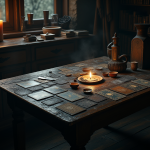 Flux Dev - Una mesa con cartas