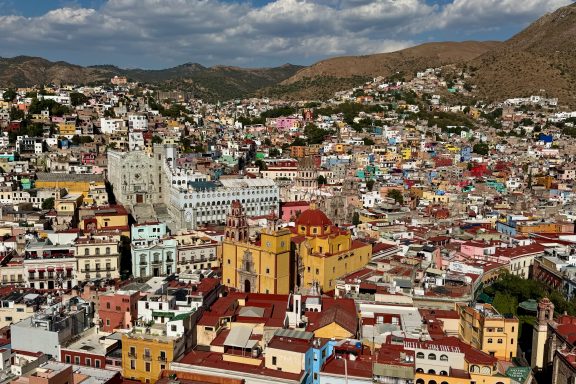 Vista de la ciudad de Guanajuato