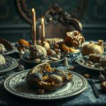 Flux - Una mesa llena de comida fría