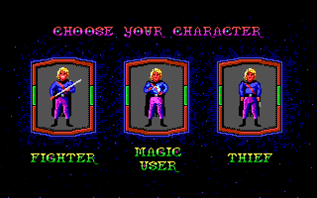 Choose your Character - Quest for Glori I