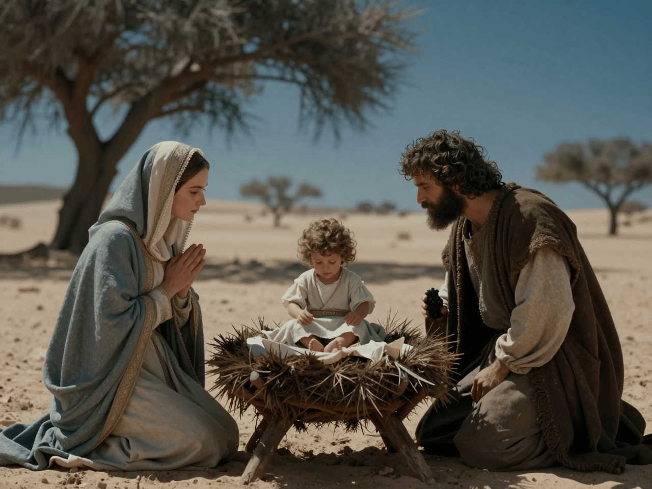 cinematic_still_the_typical_nativity_scene_in_the_manger_in_the_desert__mary__joseph_and_jesus___emotional__harmonious__vignette__highly_detailed__high_budget__bokeh__cinemascope__moody_2997916200