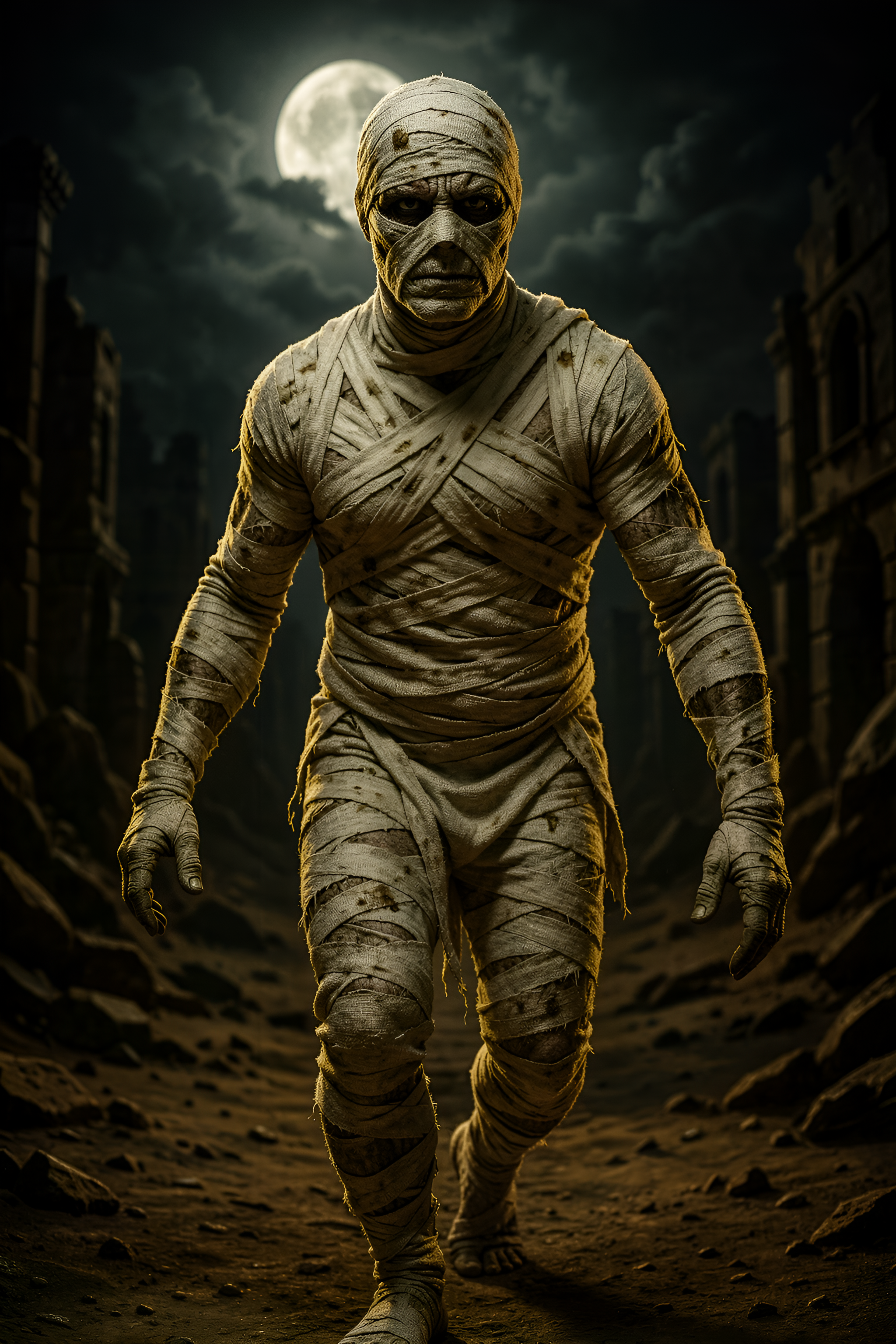 Tattered Mummy Walking