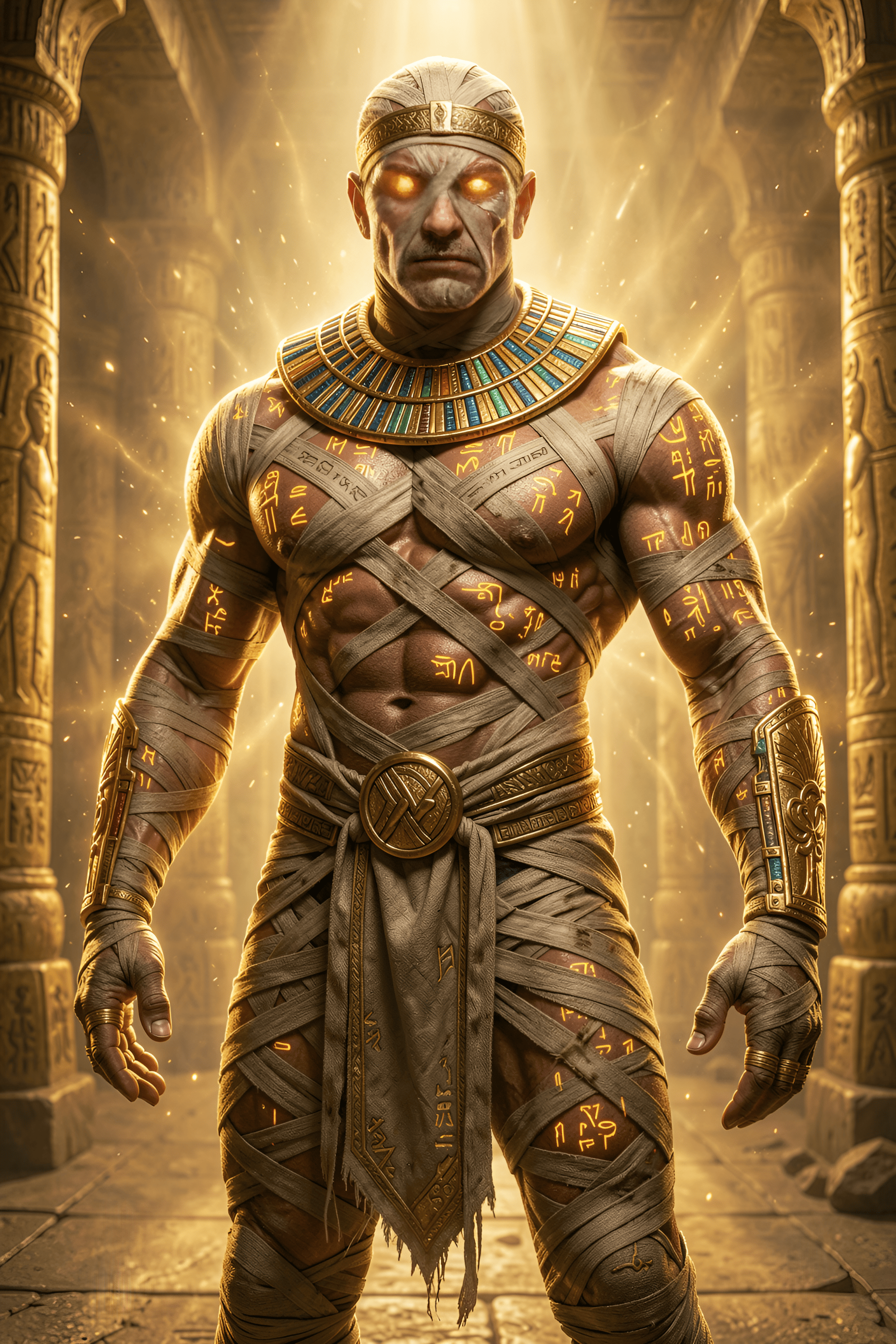Golden Pharaoh Warrior